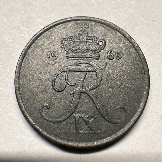 1969 Denmark 1 Ore - Beautiful Coin - #A-046