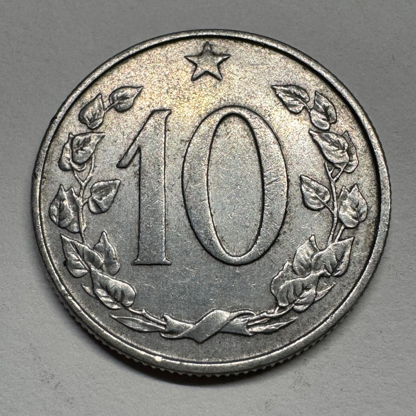 1962 Czechoslovakia 10 Haleru - Beautiful Coin - #B-058