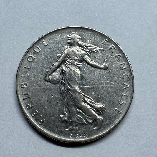 1960 France 1 Franc - Beautiful Coin - #B-008
