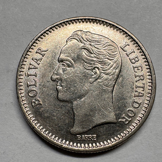 1965 Venezuela 50 Centimos - Beautiful Coin - #A-015