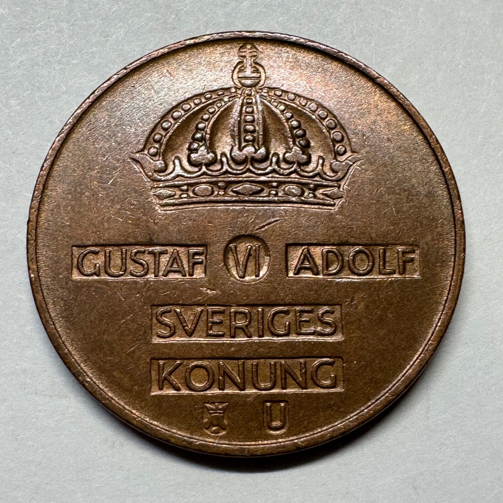 1968 Sweden 5 Ore - Beautiful Coin - #B-027