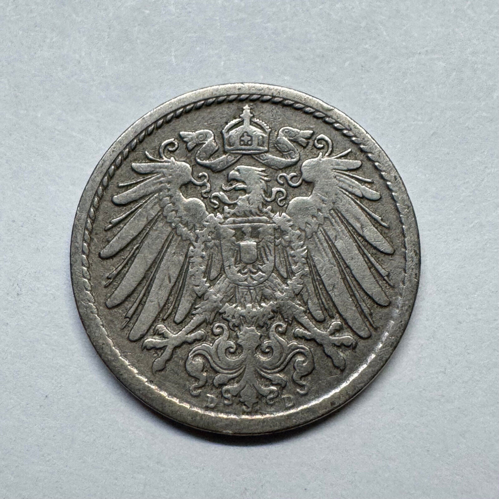 1899 Germany 5 Pfennig - Beautiful Coin - #B-010