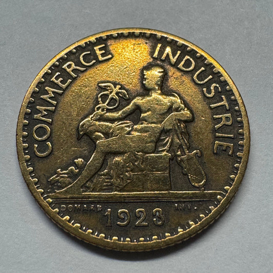1923 France 1 Franc - Beautiful Coin - #B-037