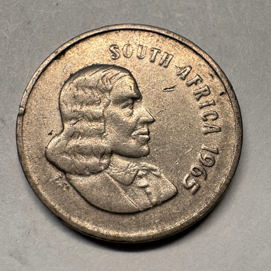 1965 South Africa 5 Cents - Beautiful Coin - #A-052
