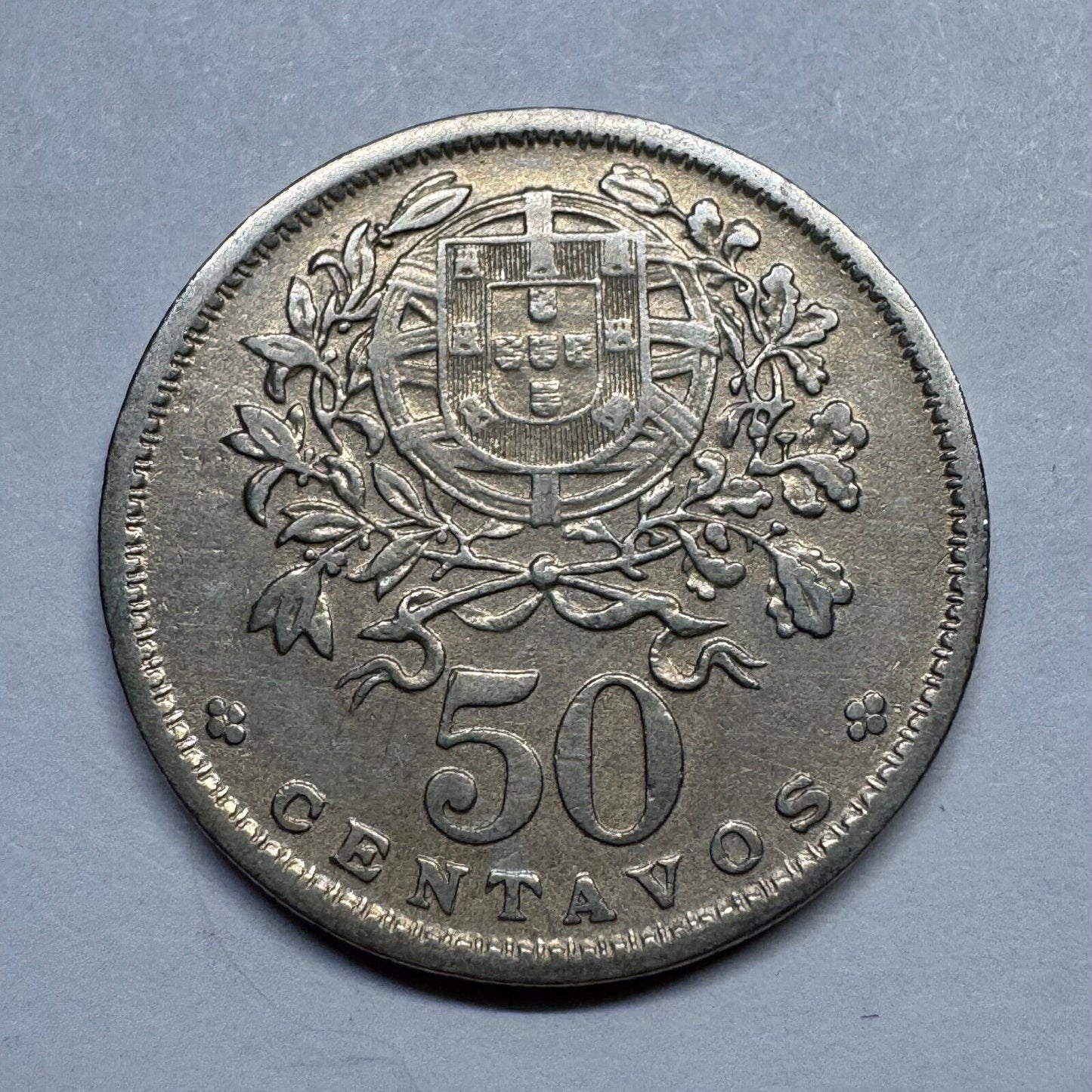 1958 Portugal 50 Centavos - Beautiful Coin - #B-021