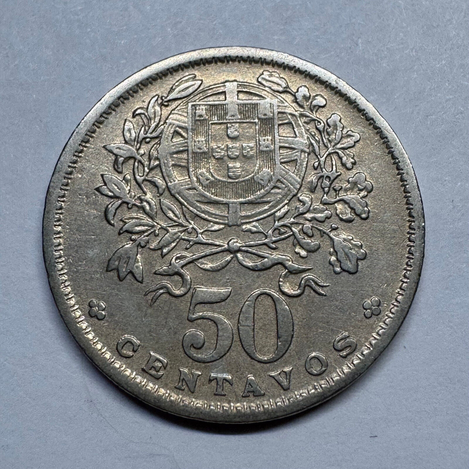 1958 Portugal 50 Centavos - Beautiful Coin - #B-021