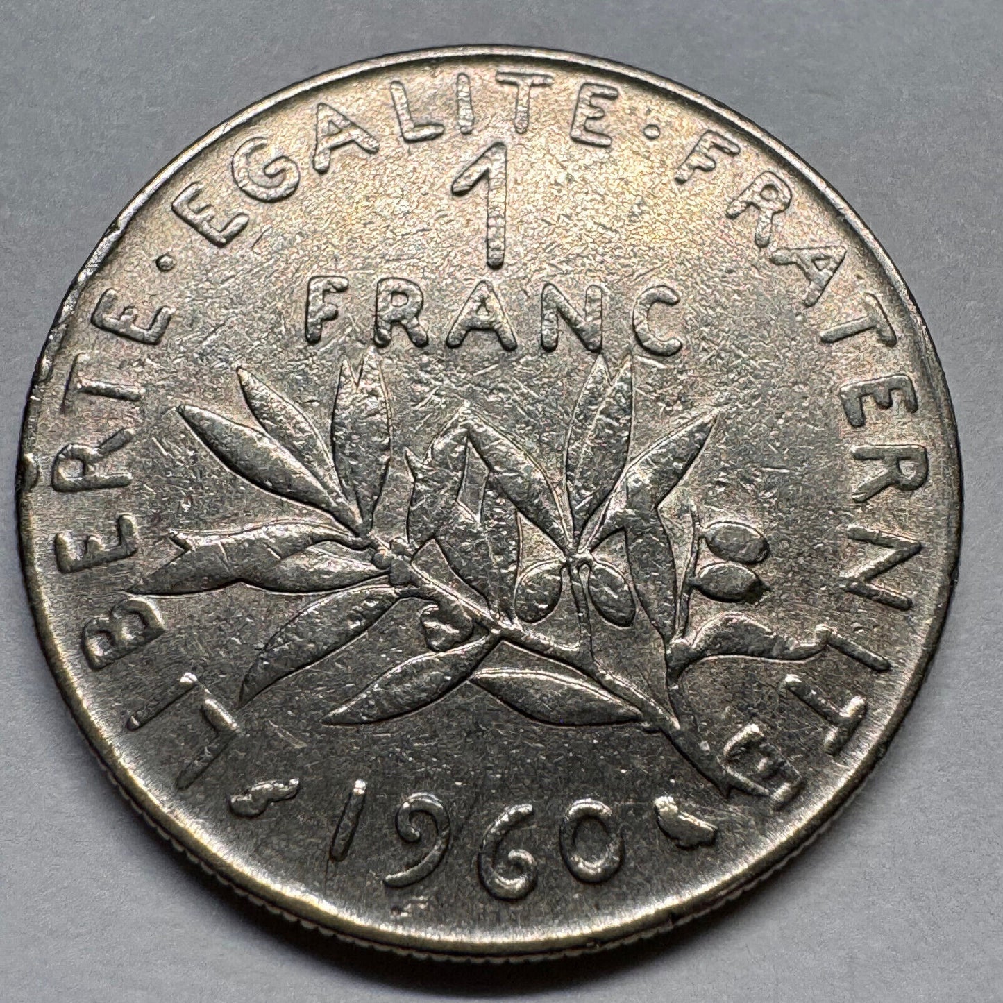 1960 France 1 Franc - Beautiful Coin - #A-067
