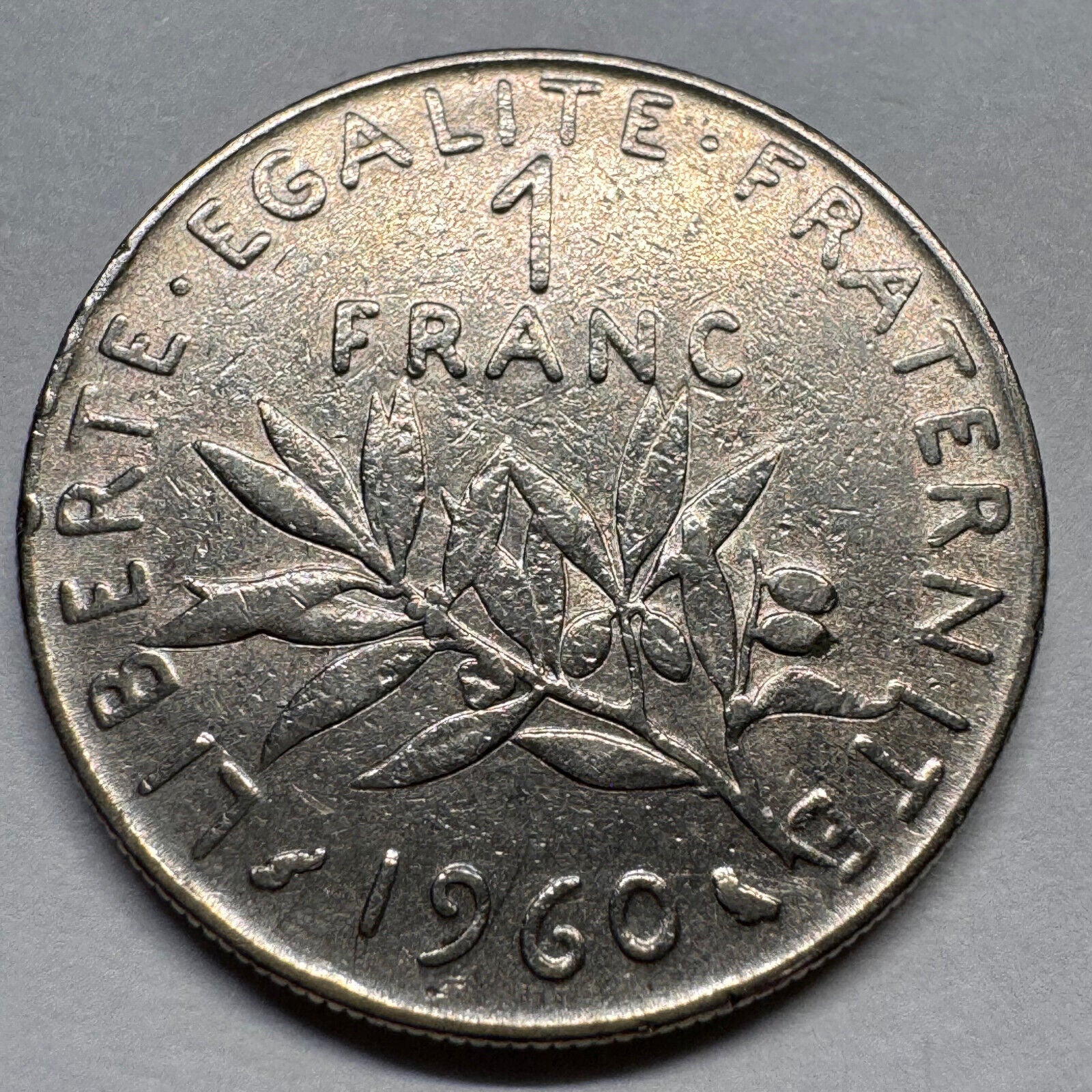 1960 France 1 Franc - Beautiful Coin - #A-067