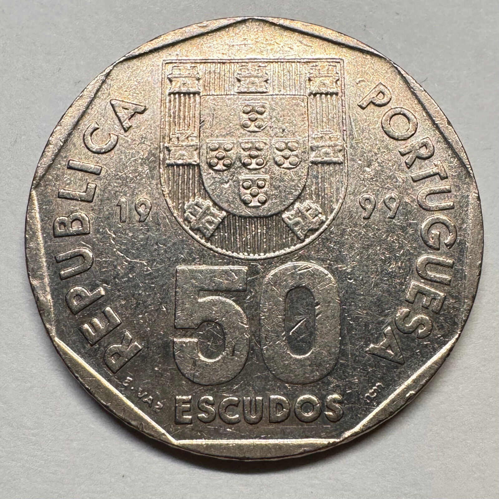 1999 Portugal 50 Escudos - Beautiful Coin - #A-019