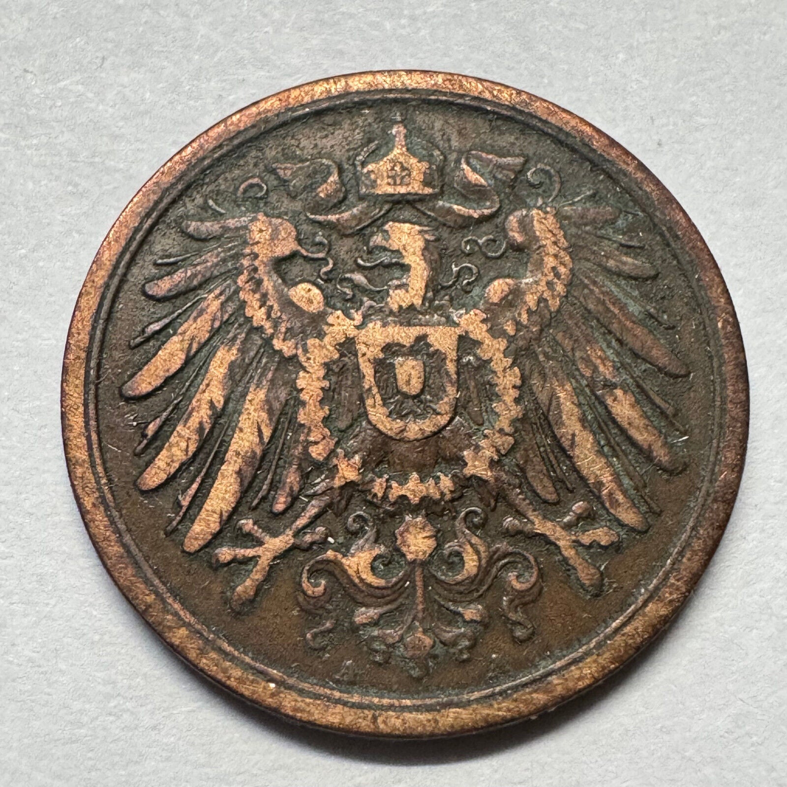 1912 Germany 2 Pfennig - Beautiful Coin - #A-091