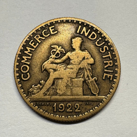 1922 France 50 Centimes - Beautiful Coin - #B-053