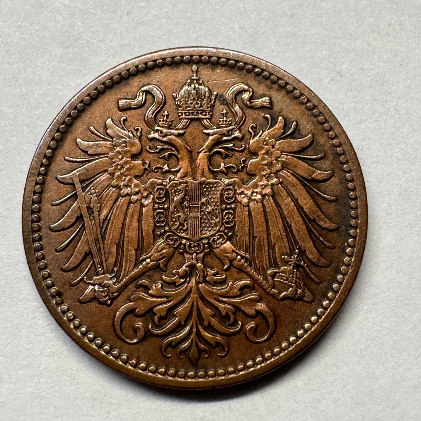 1914 Austria 2 Heller - Beautiful Coin - #B-037