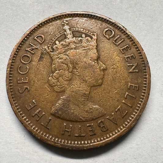 1961 Hong Kong 10 Cents - Beautiful Coin - #A-055