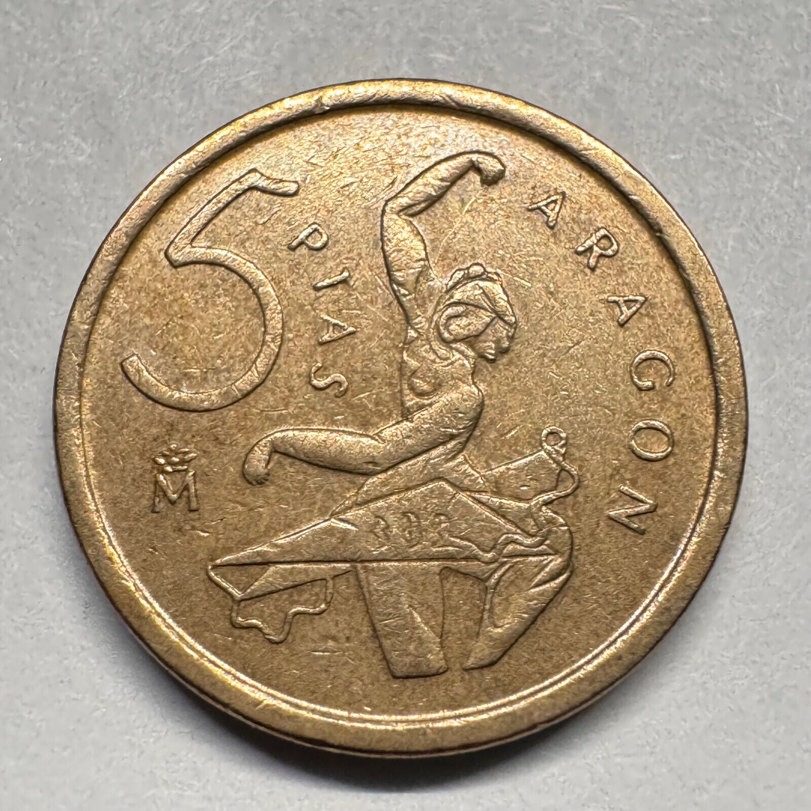 1994 Spain 5 Pesetas - Beautiful Coin - #A-025