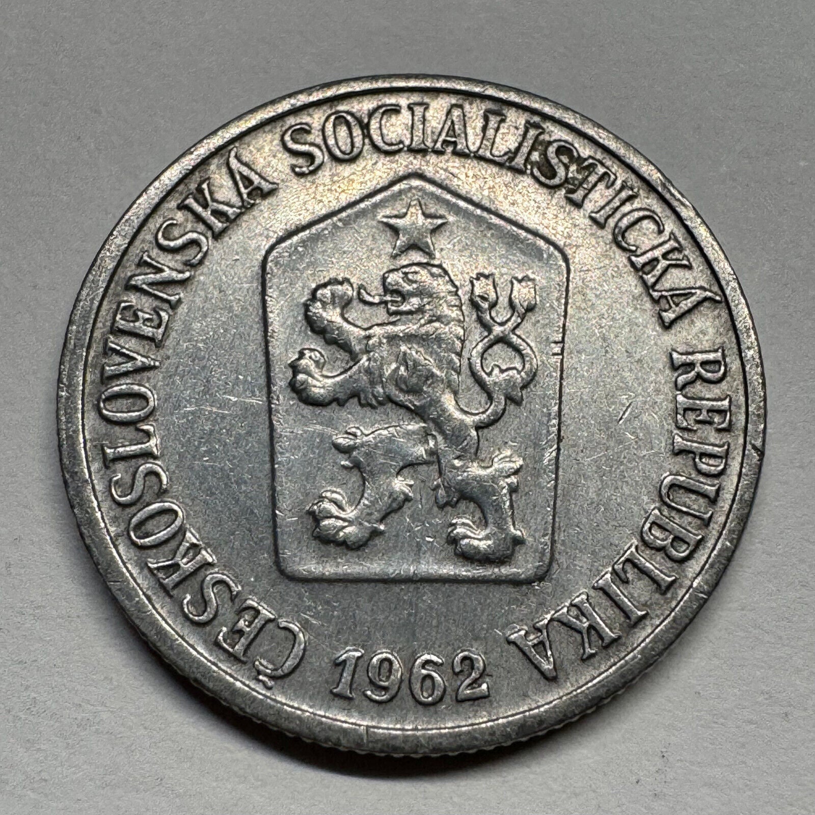 1962 Czechoslovakia 10 Haleru - Beautiful Coin - #B-058