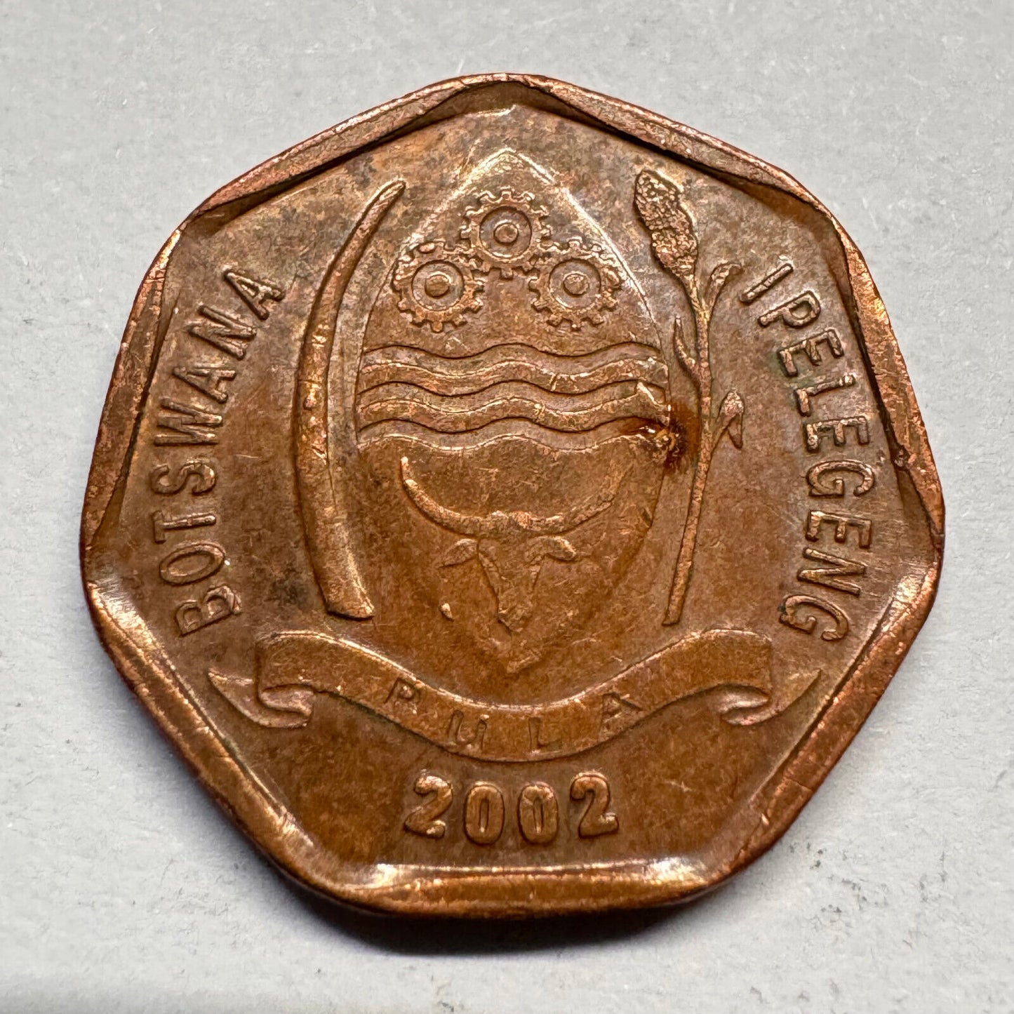 2002 Botswana 25 Thebe - Beautiful Coin - #A-021