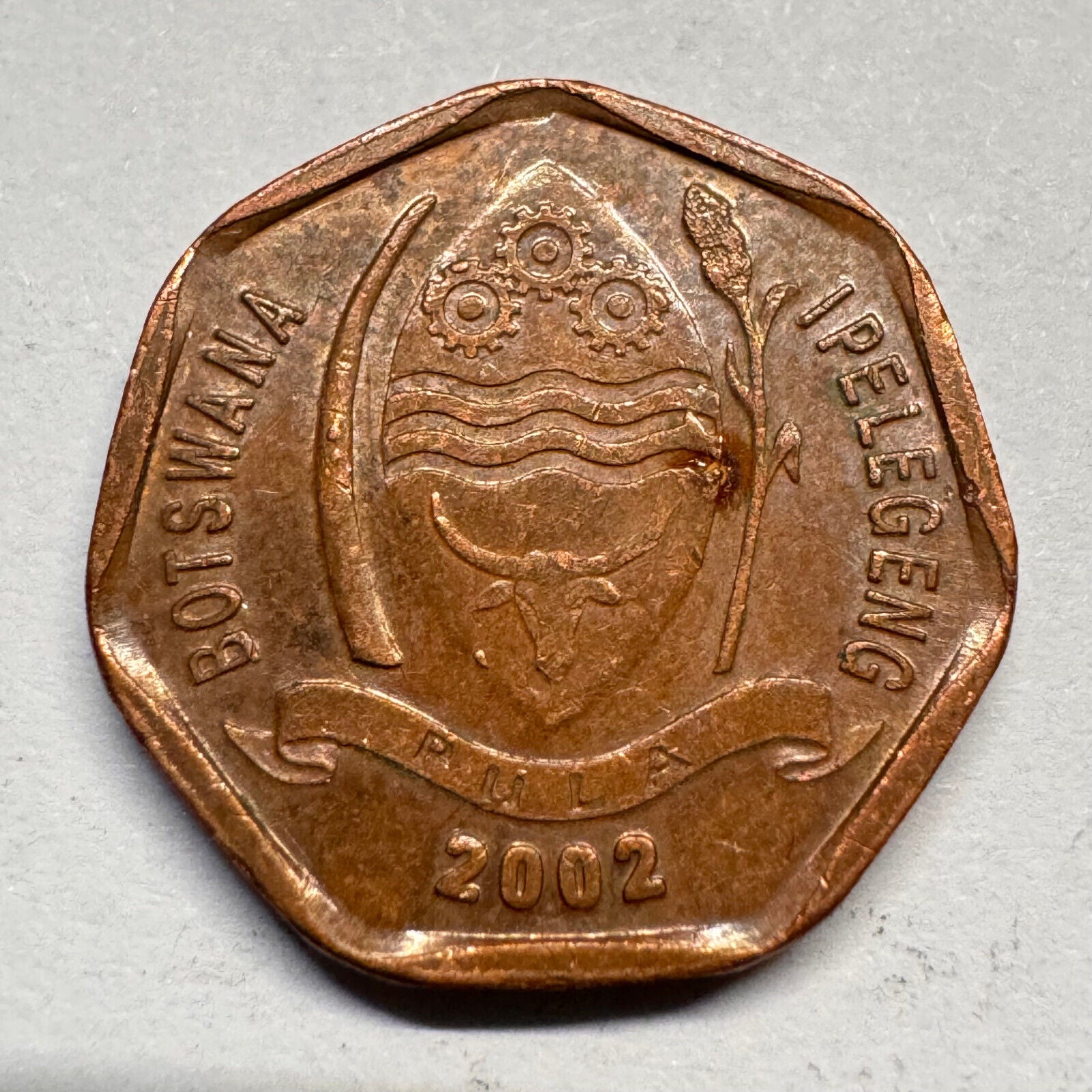 2002 Botswana 25 Thebe - Beautiful Coin - #A-021