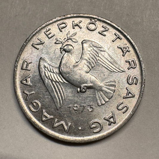 1973 Hungary 10 Filler - Beautiful Coin - #A-016