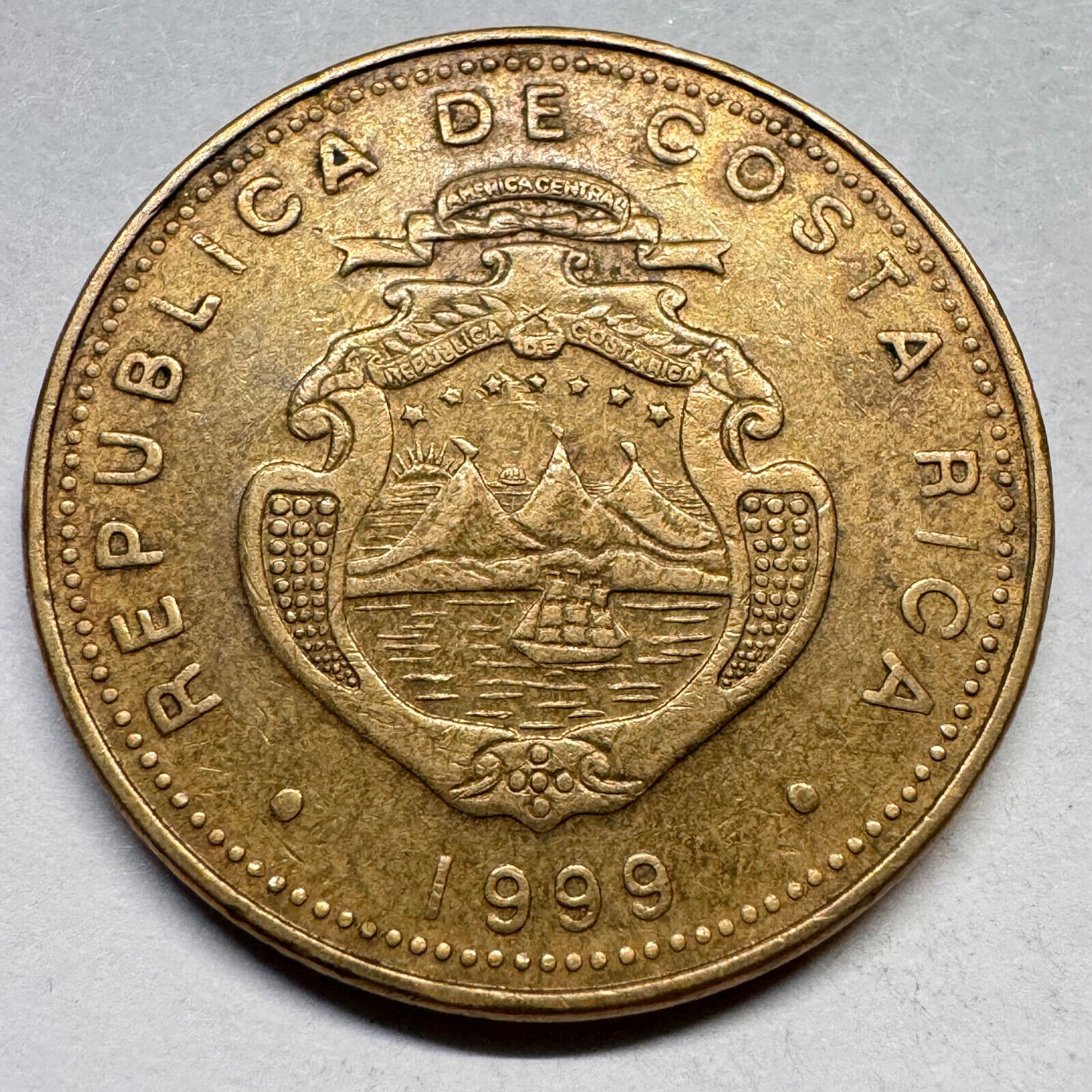 1999 Costa Rica 50 Colones - Beautiful Coin - #A-028