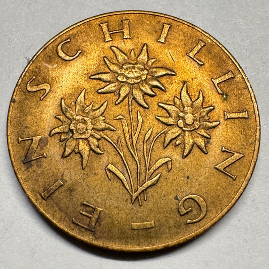 1959 Austria 1 Schilling - Beautiful Coin - #A-057