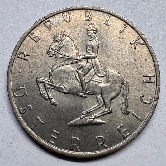 1969 Austria 5 Schilling - Beautiful Coin - #A-053