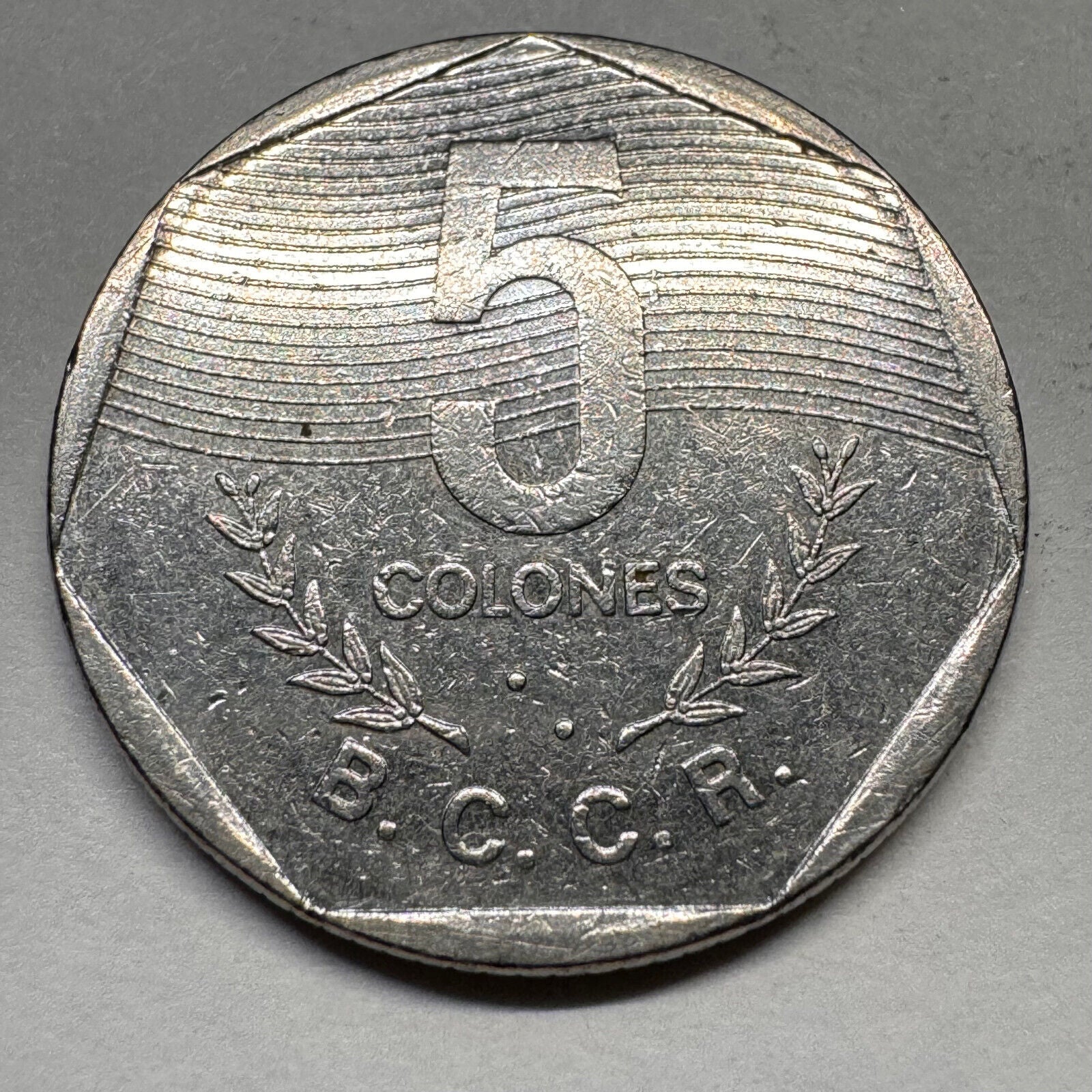 1983 Costa Rica 5 Colones - Beautiful Coin - #A-034