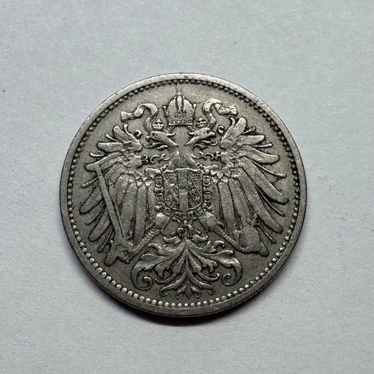 1894 Austria 20 Heller - Beautiful Coin - #B-020
