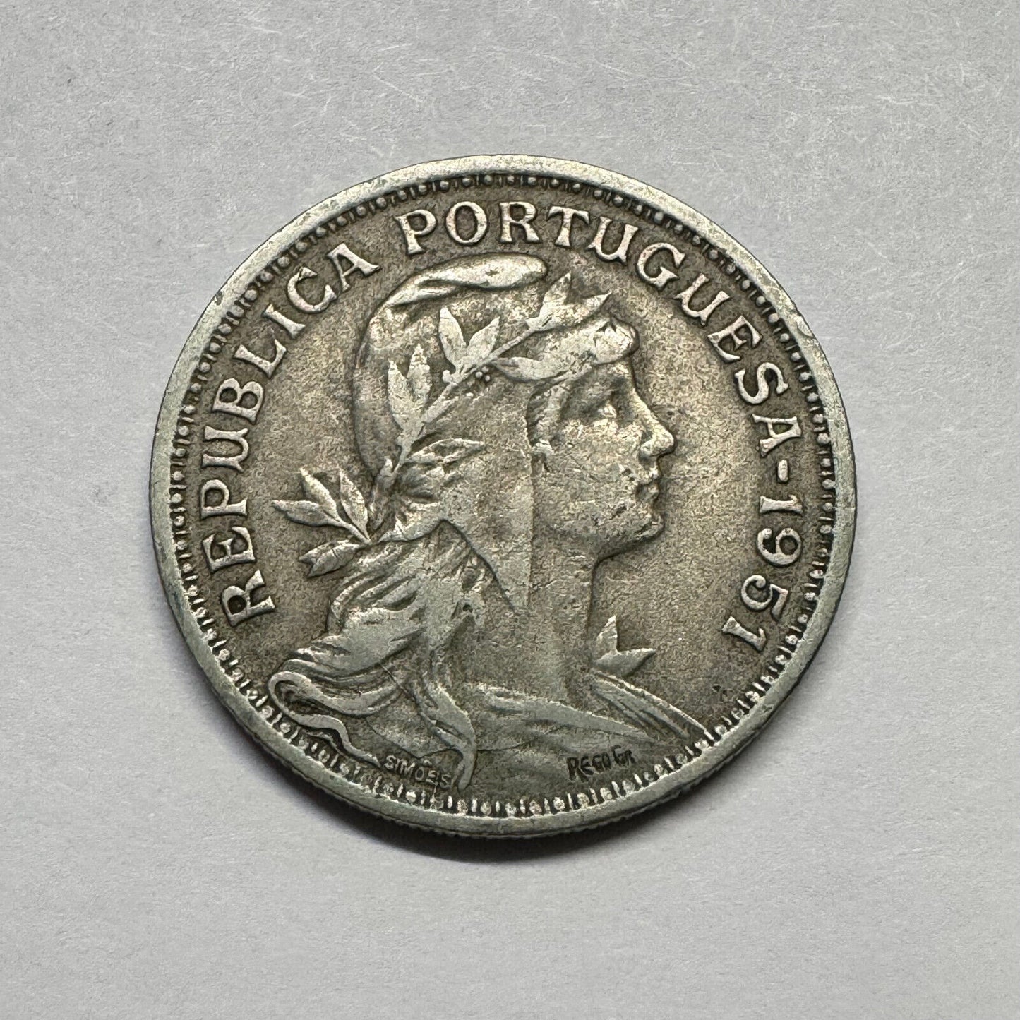 1951 Portugal 50 Centavos - Beautiful Coin - #B-007