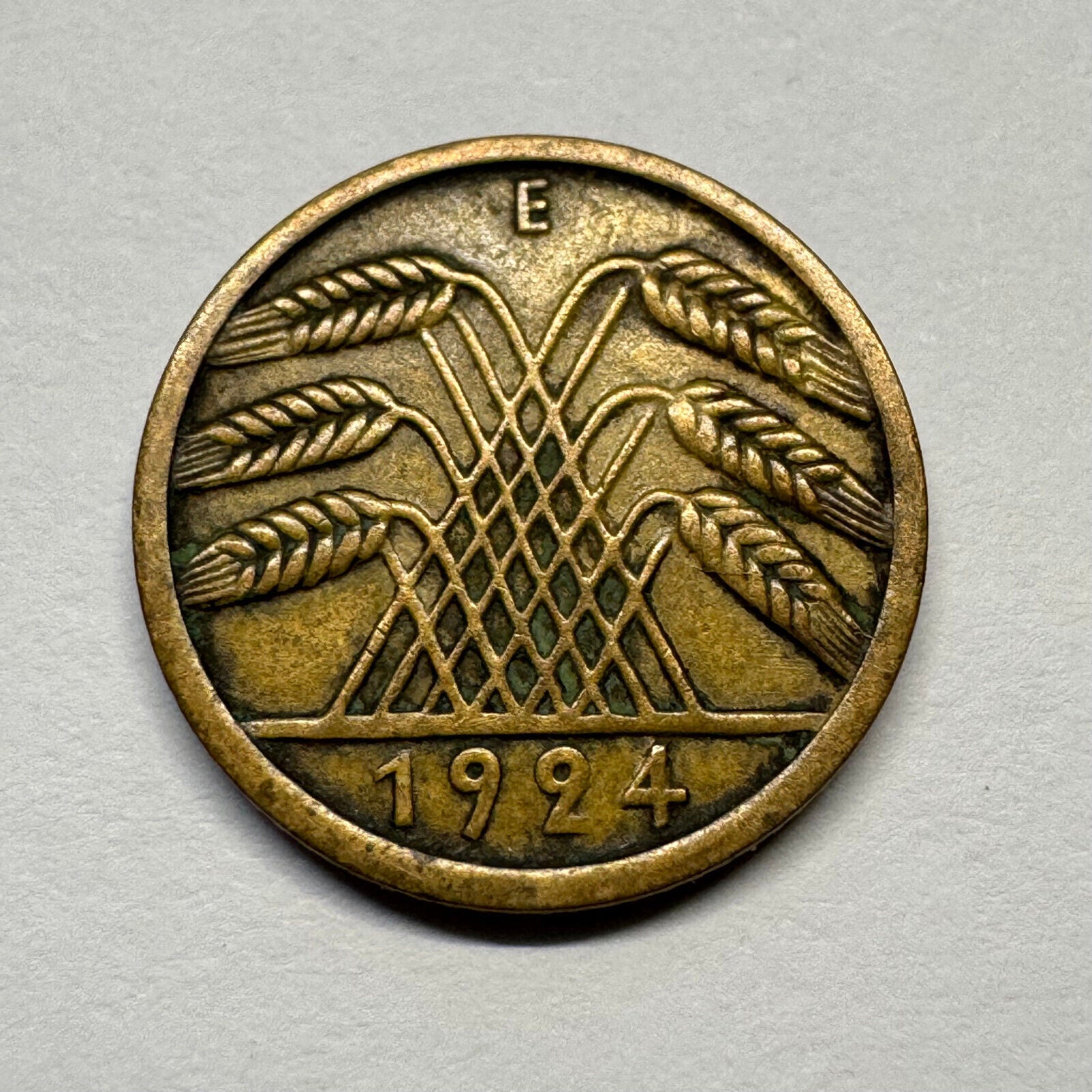1924 Germany 5 Reichspfennig - Beautiful Coin - #B-059