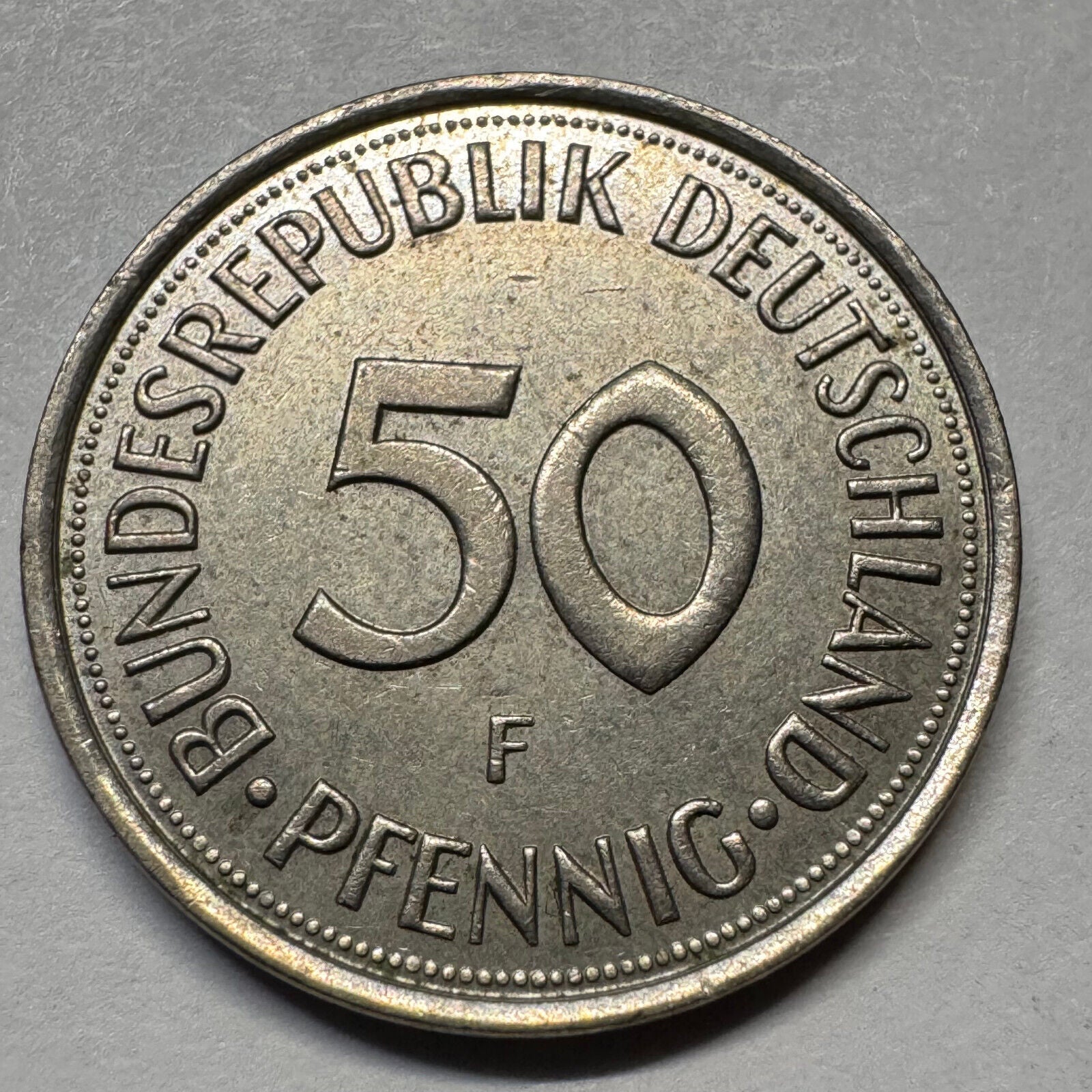 1991 Germany 50 Pfennig - Beautiful Coin - #A-090
