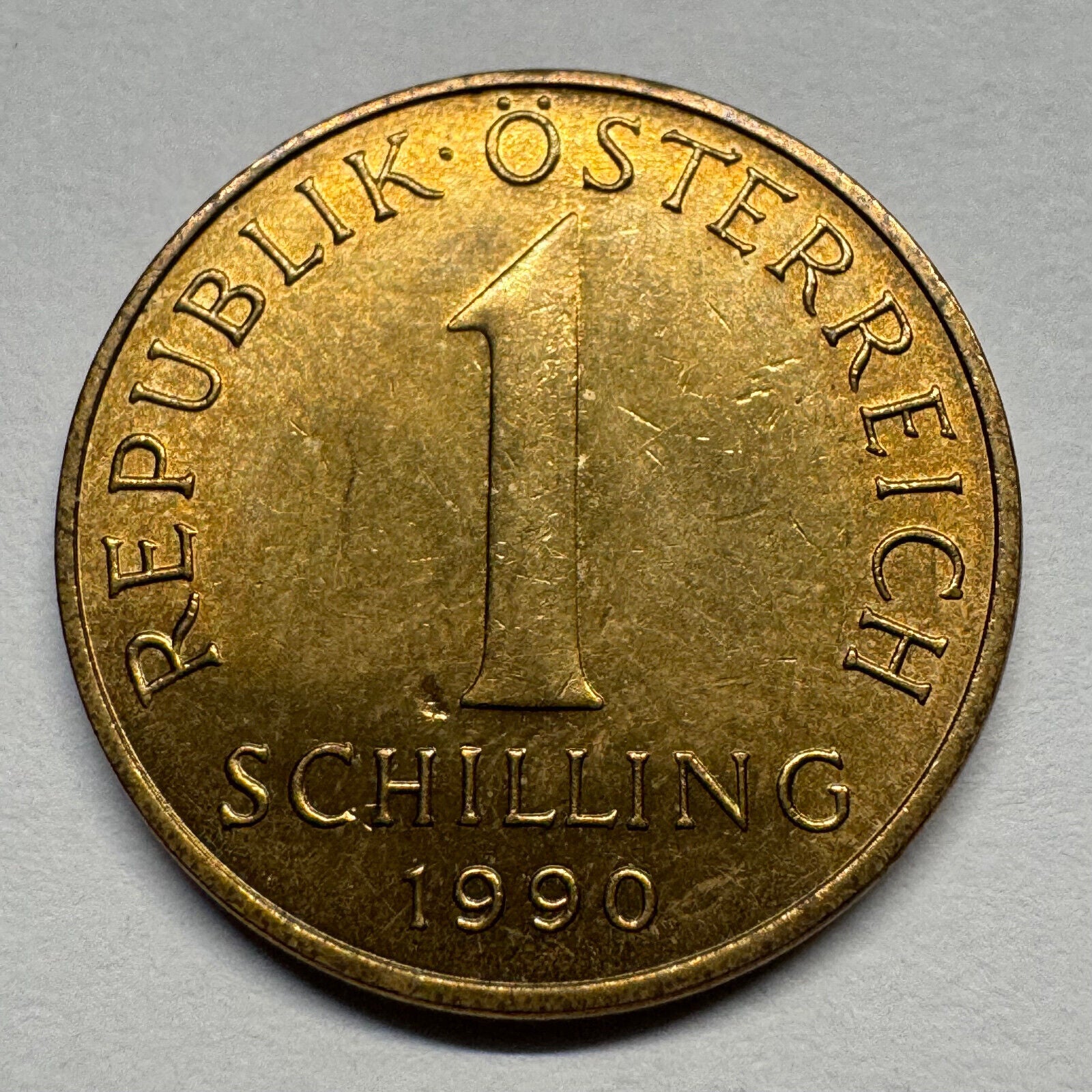 1990 Austria 1 Schilling - Beautiful Coin - #B-057