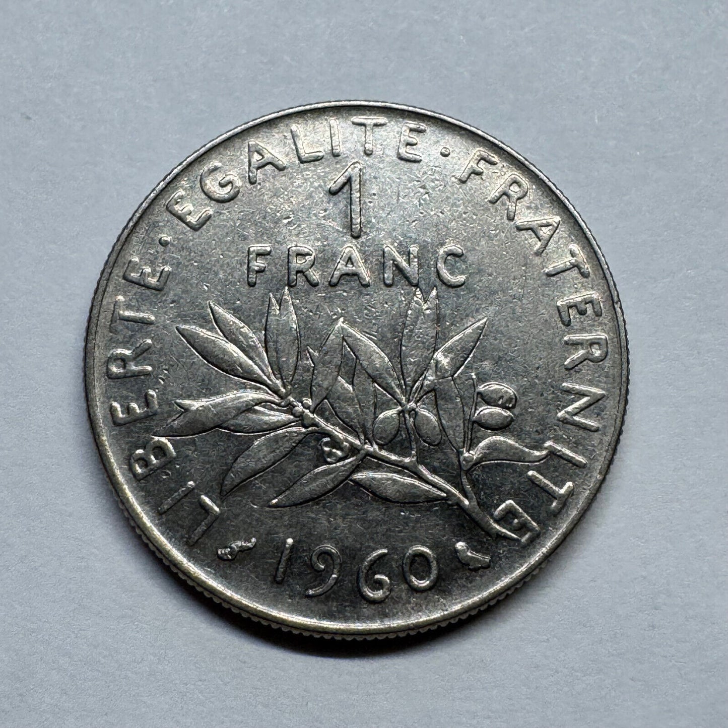 1960 France 1 Franc - Beautiful Coin - #B-008