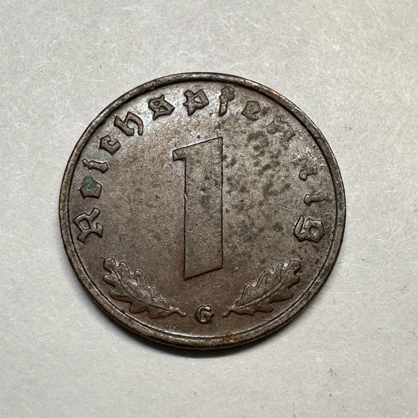 1939 Germany 1 Reichspfennig - Beautiful Coin - #A-096
