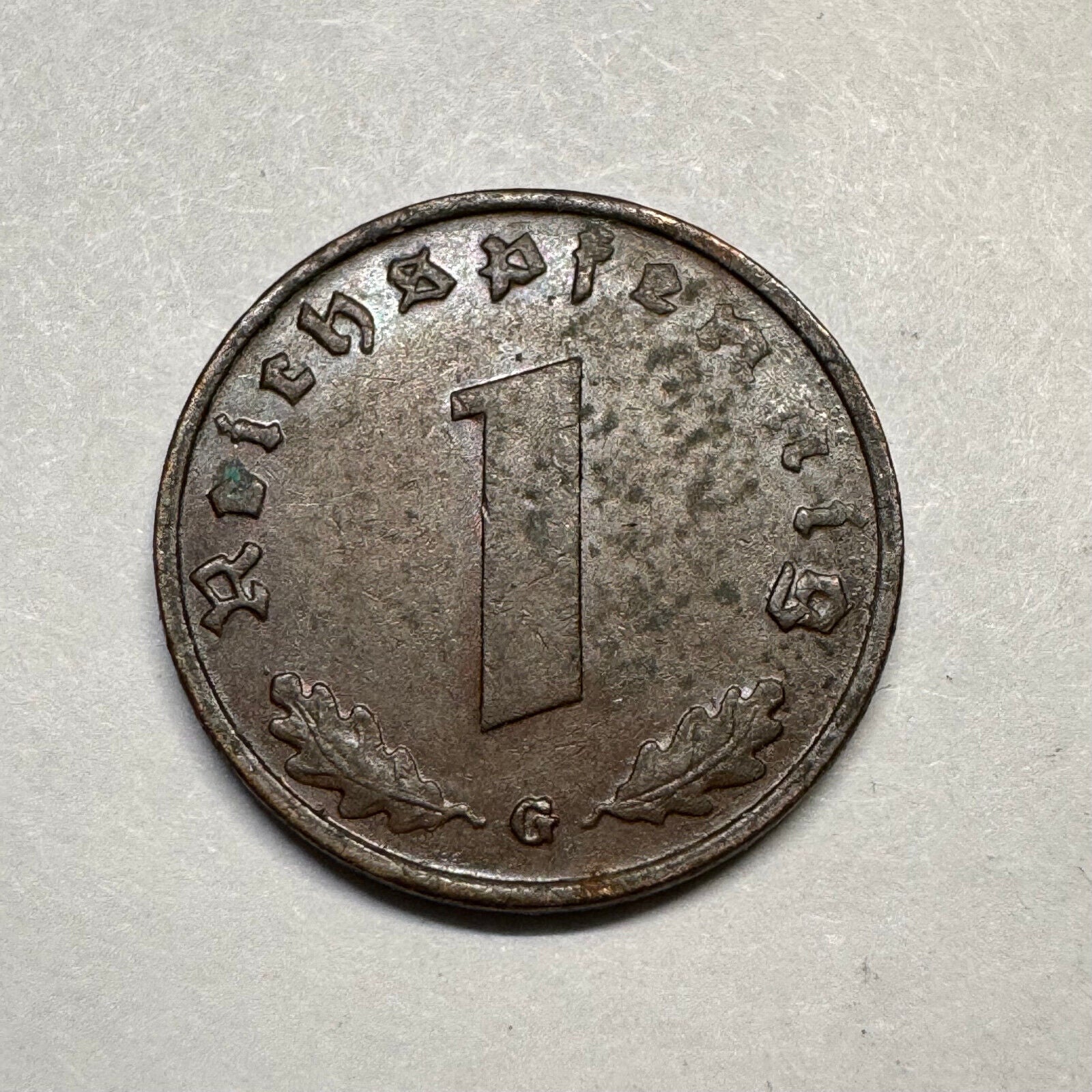 1939 Germany 1 Reichspfennig - Beautiful Coin - #A-096