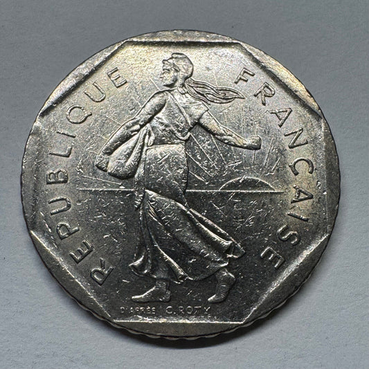 1982 France 2 Francs - Beautiful Coin - #B-057