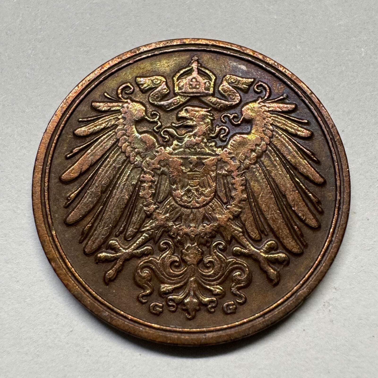 1911 Germany 1 Pfennig - Beautiful Coin - #B-051