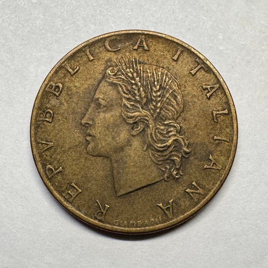 1958 Italy 20 Lire - Beautiful Coin - #B-002