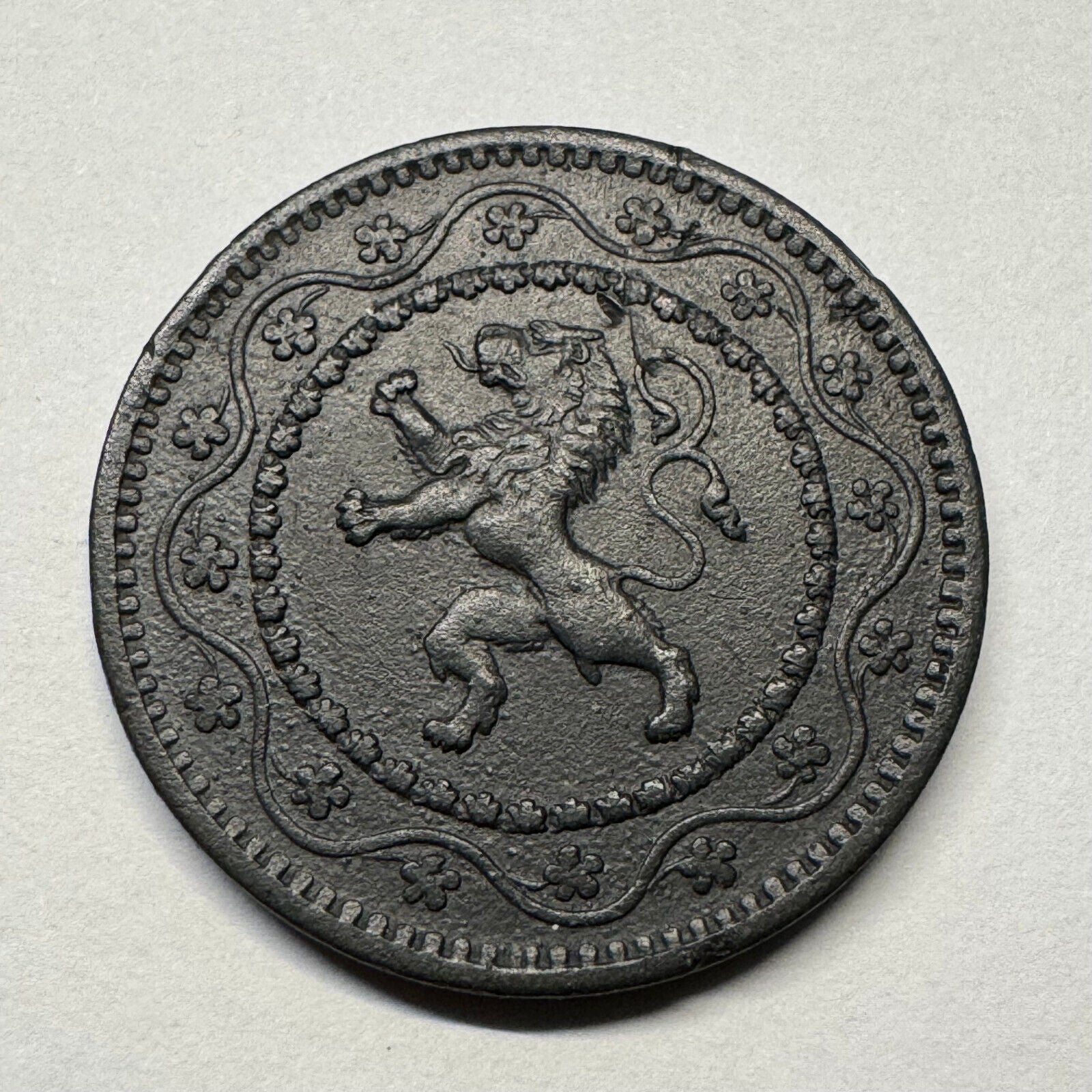 1915 Belgium 10 Cents - Beautiful Coin - #B-055