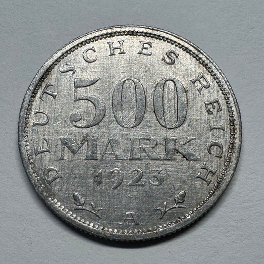 1923 Germany 500 Mark - Beautiful Coin - #B-042