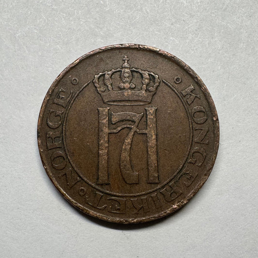 1922 Norway 2 Ore - Beautiful Coin - #B-034