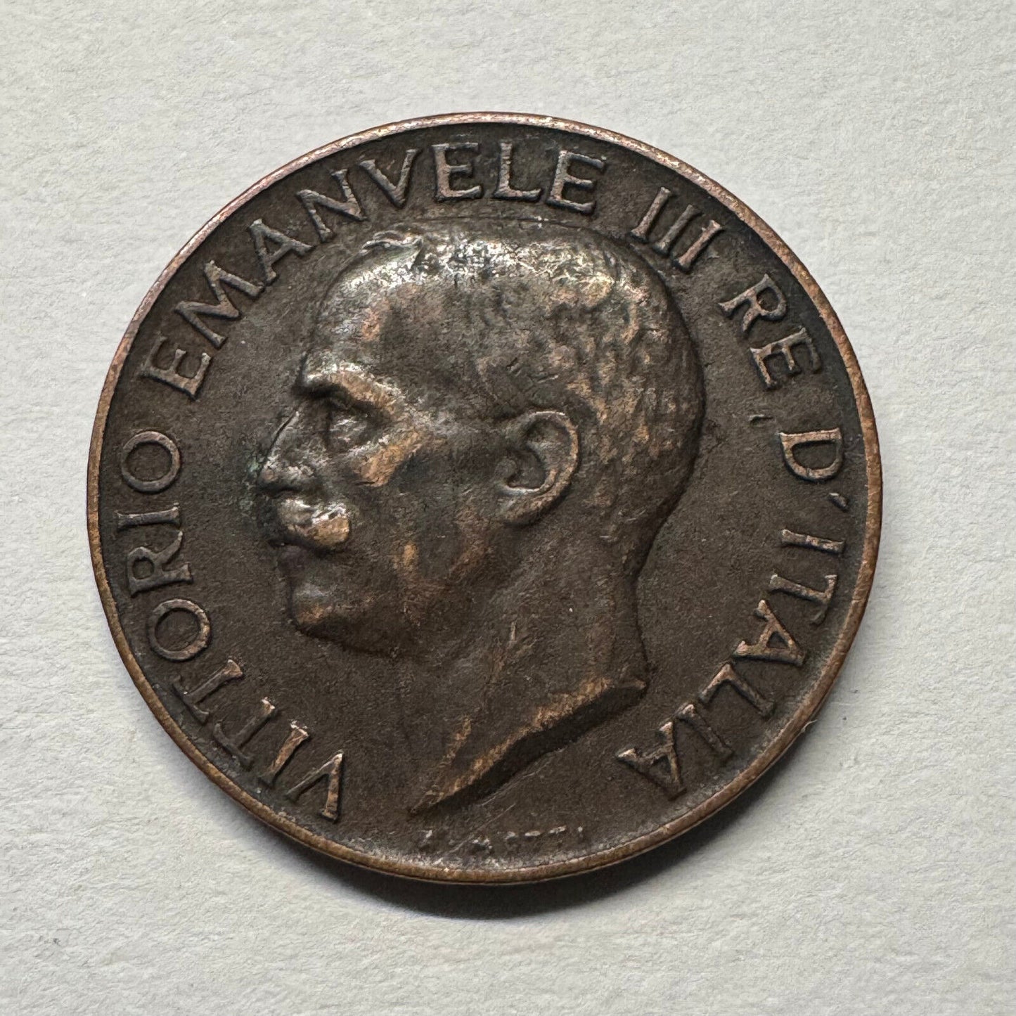 1933 Italy 5 Centesimi - Beautiful Coin - #B-053