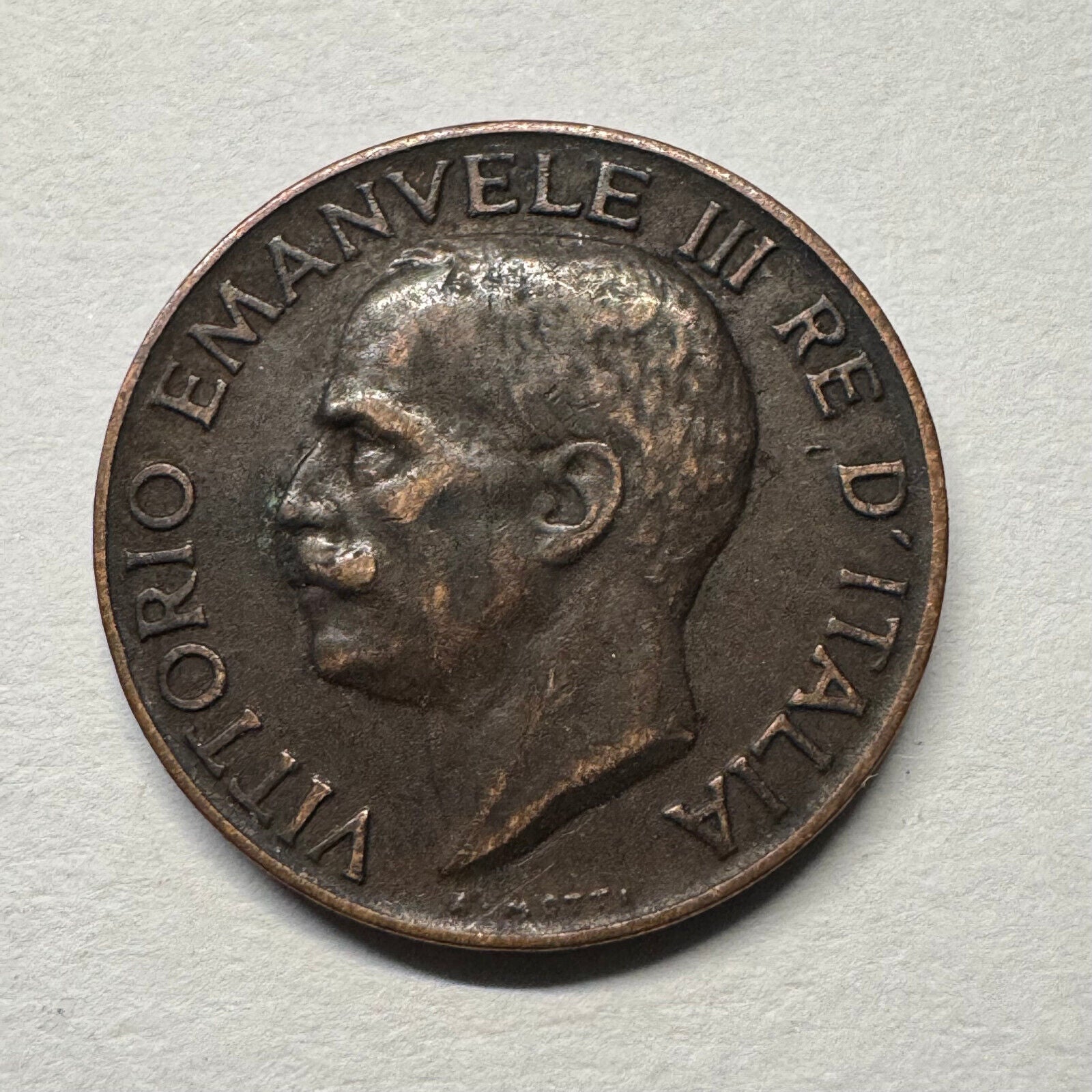 1933 Italy 5 Centesimi - Beautiful Coin - #B-053