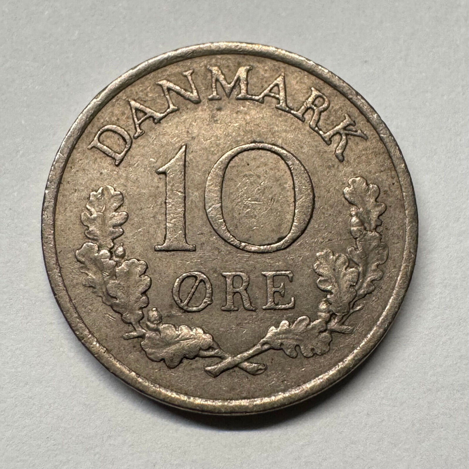 1960 Denmark 10 Ore - Beautiful Coin - #B-055