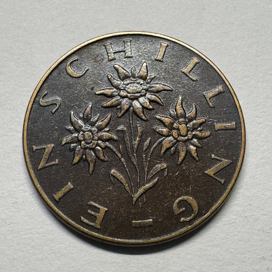 1970 Austria 1 Schilling - Beautiful Coin - #B-040