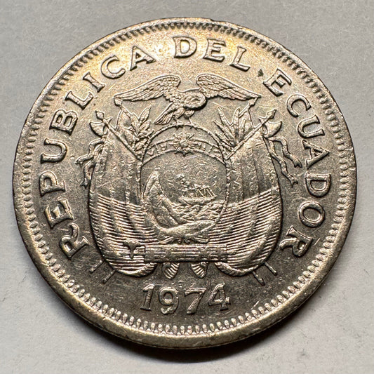 1974 Ecuador 1 Sucre - Beautiful Coin - #A-017