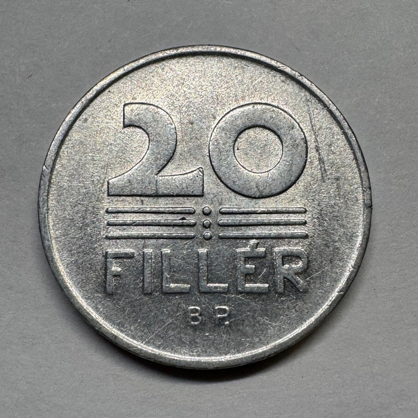 1961 Hungary 20 Filler - Beautiful Coin - #B-036