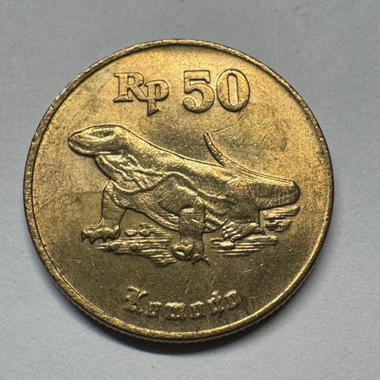 1996 Indonesia 50 Rupiah - Beautiful Coin - #B-060