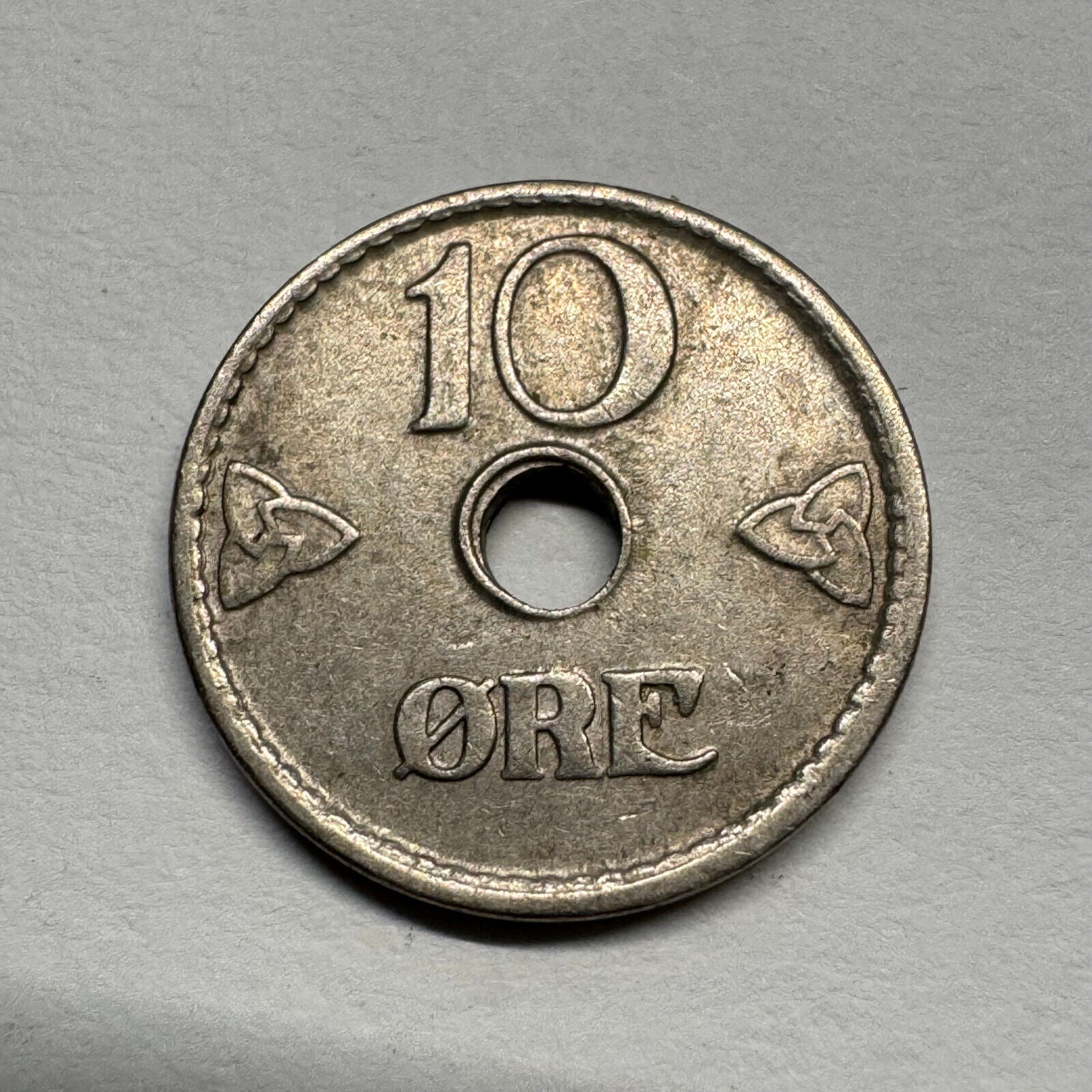 1947 Norway 10 Ore - Beautiful Coin - #B-056
