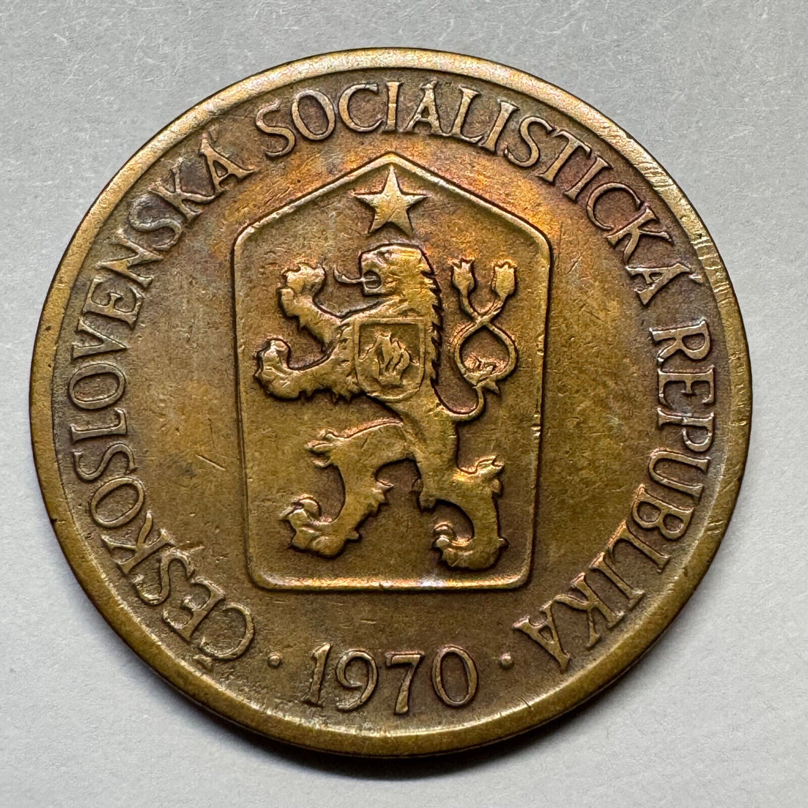 1970 Czechoslovakia 1 Koruna - Beautiful Coin - #B-027