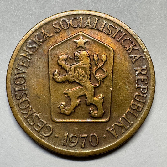 1970 Czechoslovakia 1 Koruna - Beautiful Coin - #B-027
